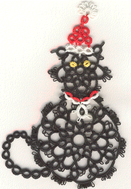 Black Christmas Cat